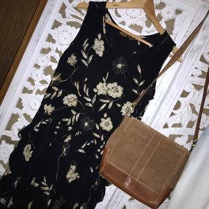 Vintage Italian Suede Leather Crossbody Bag Lusso Italia